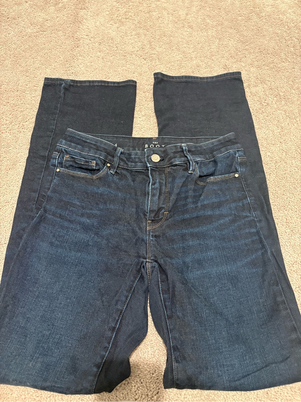 White House Black Market Dark Blue Bootcut Jeans